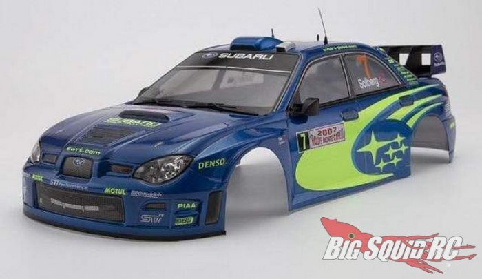 Killerbody 1 10 Subaru Impreza WRC 2007 Pre Painted Body Big Squid RC