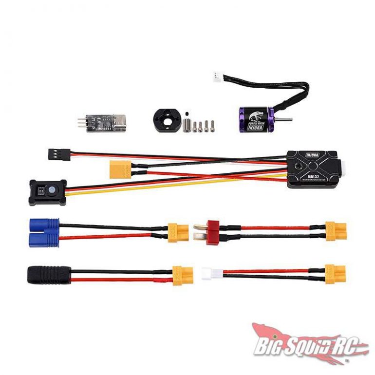 Injora Micro Brushless Purple Viper Motor And MBL32 ESC Combo For The