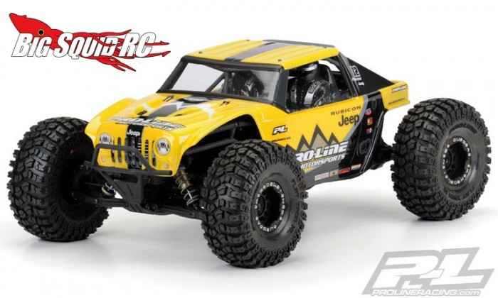 Pro-Line Jeep Wrangler Rubicon Clear Body for the Axial Yeti « Big ...