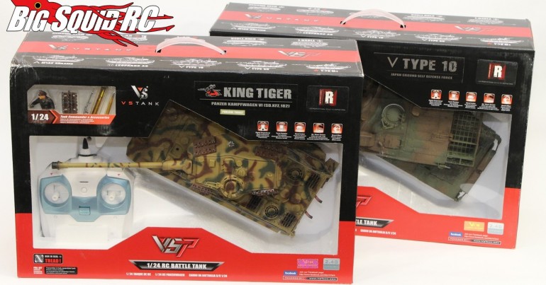 Unboxing – VS Tanks 1/24 Scale Japanese Type 10 & King Tiger Porsche « Big  Squid RC – RC Car and Truck News, Reviews, Videos, and More!