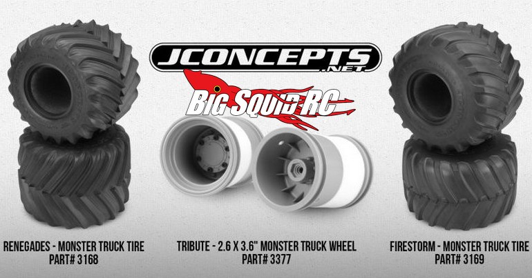 JConcepts Monster Truck Tires and 