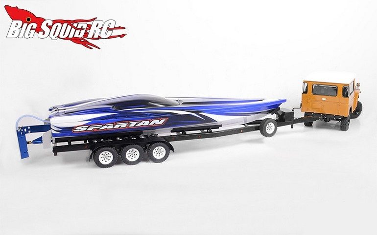 RC ADVENTURES - Beast 4x4 with a Cormier Boat Trailer - Traxxas Spartan  Speed Boat in Tow! 