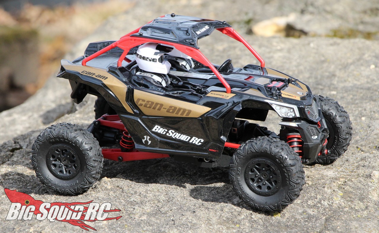 Exploded view: Axial Yeti Jr. Can-Am Maverick 4WD 1:18 RTR - Front part