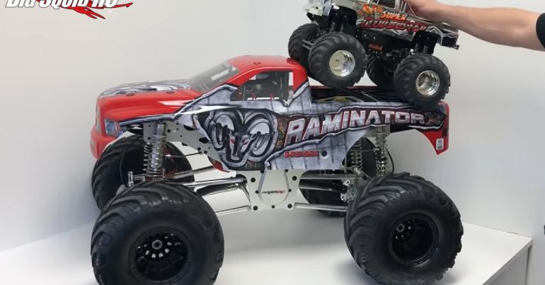 rc monster truck raminator