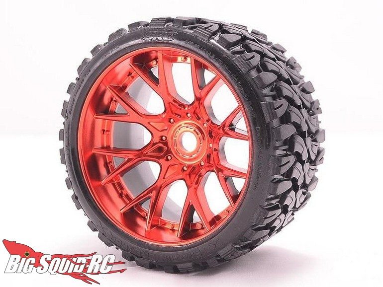 Sweep Racing Limited Edition Belted Monster Truck Tires On Chrome Wheels «  Big Squid RC – RC Car and Truck News, Reviews, Videos, and More!