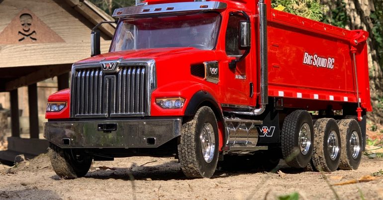 rc western star dump truck