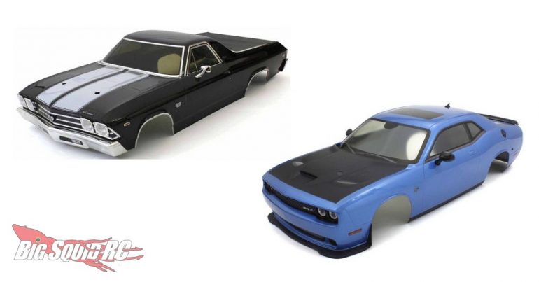 Shipping Now Kyosho El Camino Ss Challenger Srt Hellcat Pre Painted Bodies Rc Cars News