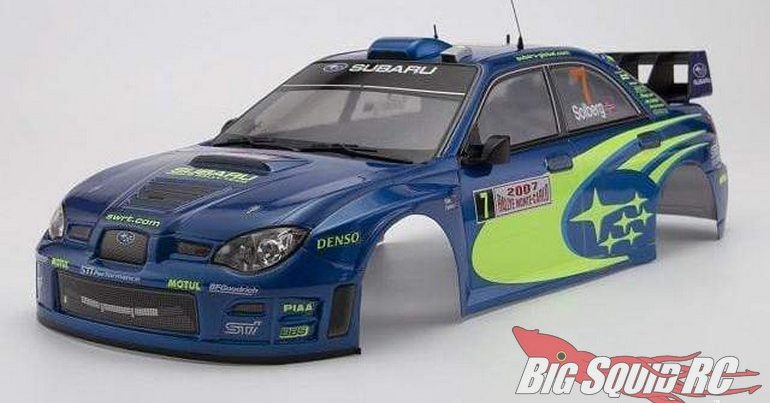 Killerbody 1/10 Subaru Impreza WRC 2007 Pre-Painted Body « Big 