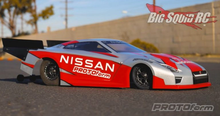 Video Protoform Nissan Gt R R35 Pro Mod Clear Body Big Squid Rc Rc Car And Truck News