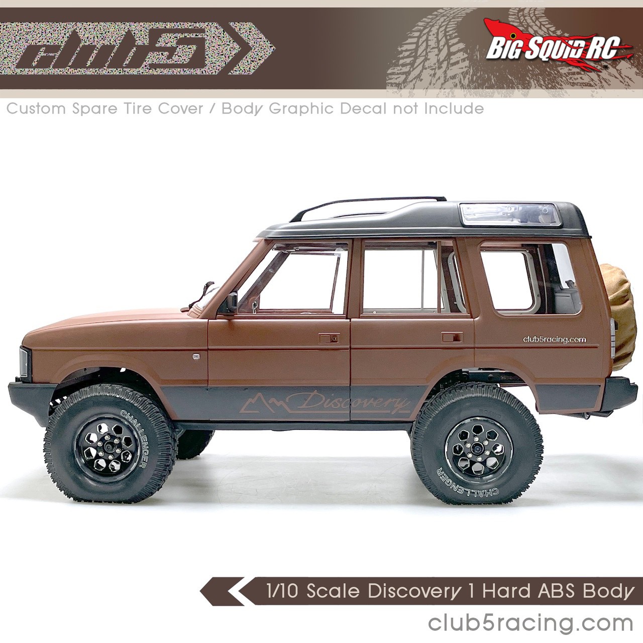 Land Rover Discovery 1 Hard Body for 313mm Wheelbase Crawlers from Club 5  Racing « Big Squid RC – RC Car and Truck News, Reviews, Videos, and More!
