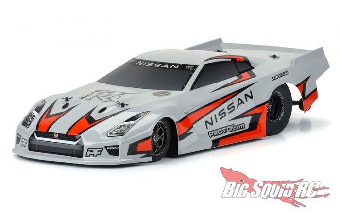 Protoform 1 10 Nissan Gt R R35 Pro Mod Tough Color Gray Body Big Squid Rc Rc Car And Truck