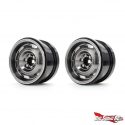 Treal 2.2 Vintage Beadlock Wheels - Silver