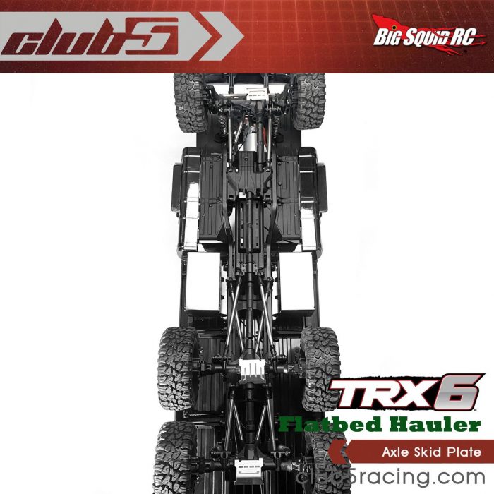 Club 5 Racing Axle Skid Plates for the Traxxas TRX6 Ultimate R/C Hauler ...