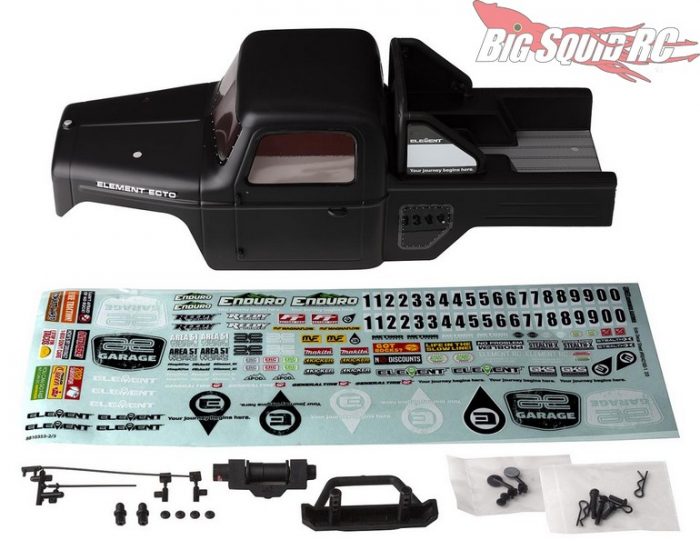 Element Rc Enduro Ecto Black Scratch N Weather Body Set Big Squid Rc