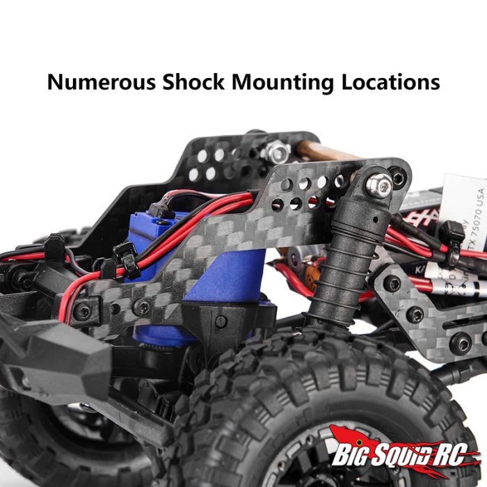 Injora LCG Carbon Fiber Chassis Frame Kit for the Traxxas TRX-4M « Big ...