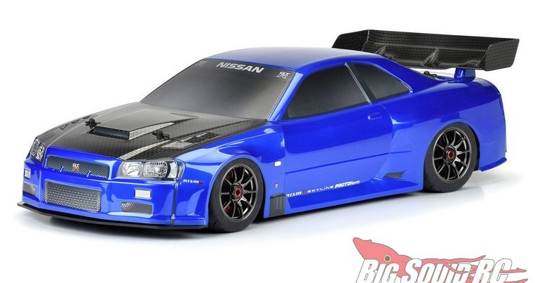 PROTOform 1/7 2002 Nissan Skyline GT-R R34 Pre-Painted Body « Big Squid ...