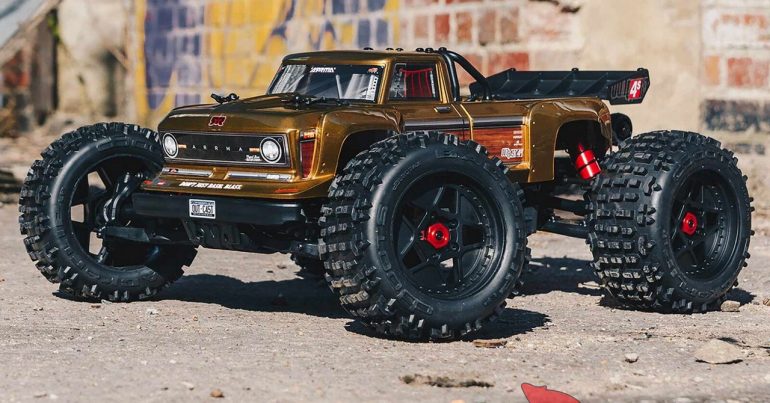 Arrma Outcast 4S good V2 1:10 BLX 4WD RC Basher RTR Bronze -12%