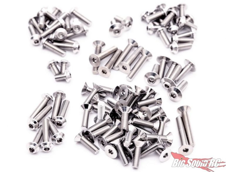 1up Racing Pro Duty Titanium Screw Set AE DC10