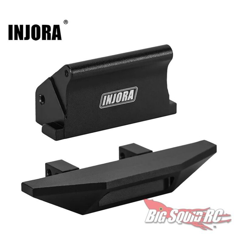 Injora Aluminum IR40 Front Bumper and Rear Bumper Mount Set