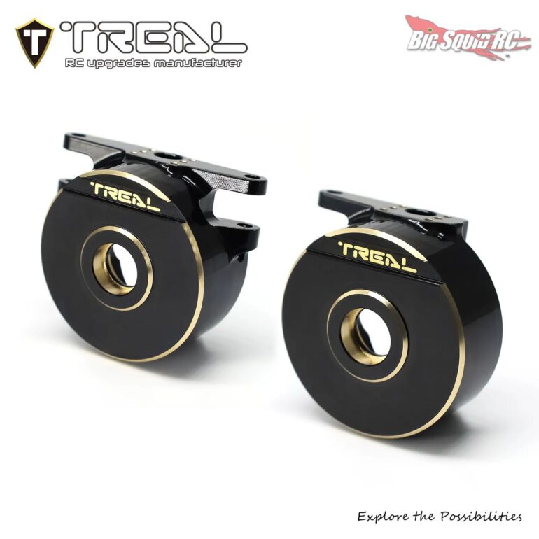 Treal Brass Heavy Weight Front Steering Knuckles - Vanquish H10 Optic