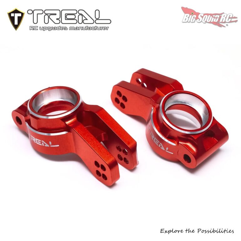 Treal Aluminum Rear Hub Set - Select ARRMA Models