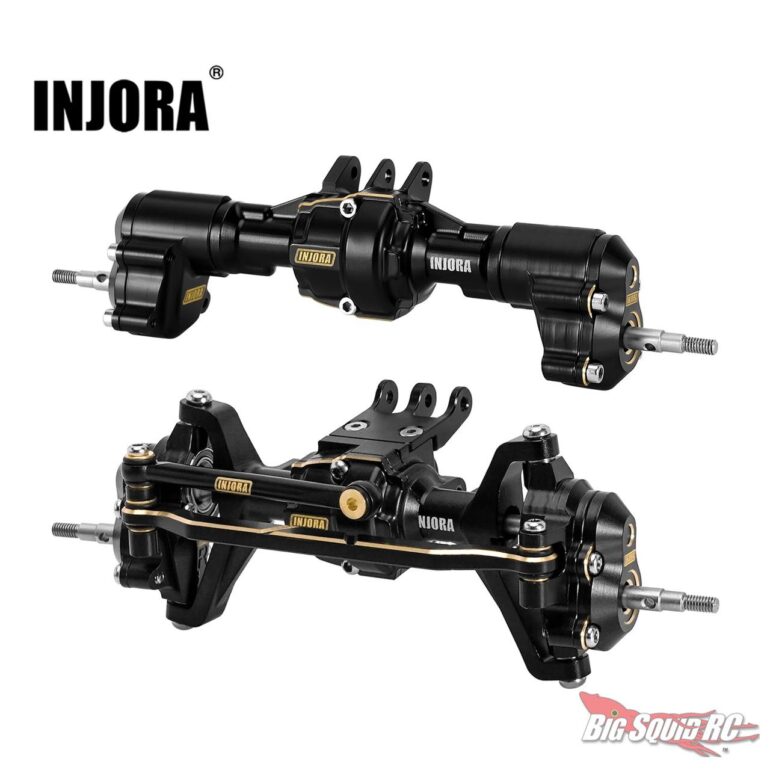 Injora Aluminum and Brass Ascent-18 Axles