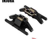 Injora Black Brass Skid Plate Transmission Mount - FMS FCX24M