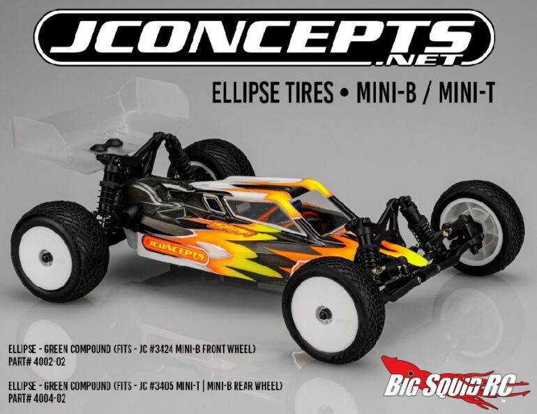 JConcepts Ellipse Tires Losi Mini-B Mini-T 2.0