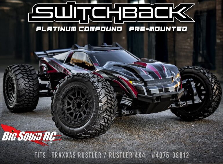 JConcepts Switchback Tires Pre-Mounts Traxxas Rustler 4×4