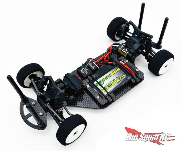 HackFab RC Carbon Fiber Oval Chassis Losi Micro-B